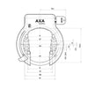 Ring Lock Axa Festplatte Plus + Axa Linq City 100 - Schwarz einstellen