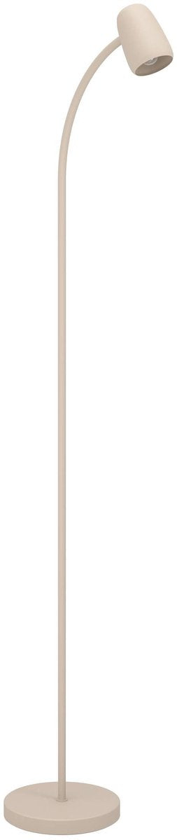 Eglo Carlo Stehleuchte – E14 – 170 cm – Sandfarbe Beige Creme – neigbar