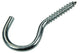 Mack 1017802 - Schraubhaken Stahl verzinkt 4 Stück 5,0 x 40 mm | 5 Stück