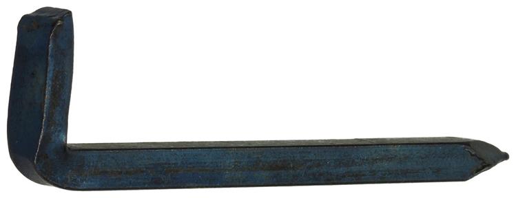 Mack 1019708 - Balkenhaken gebläuter Stahl 6 Stück 3,8 x 60 mm | 5 Stück