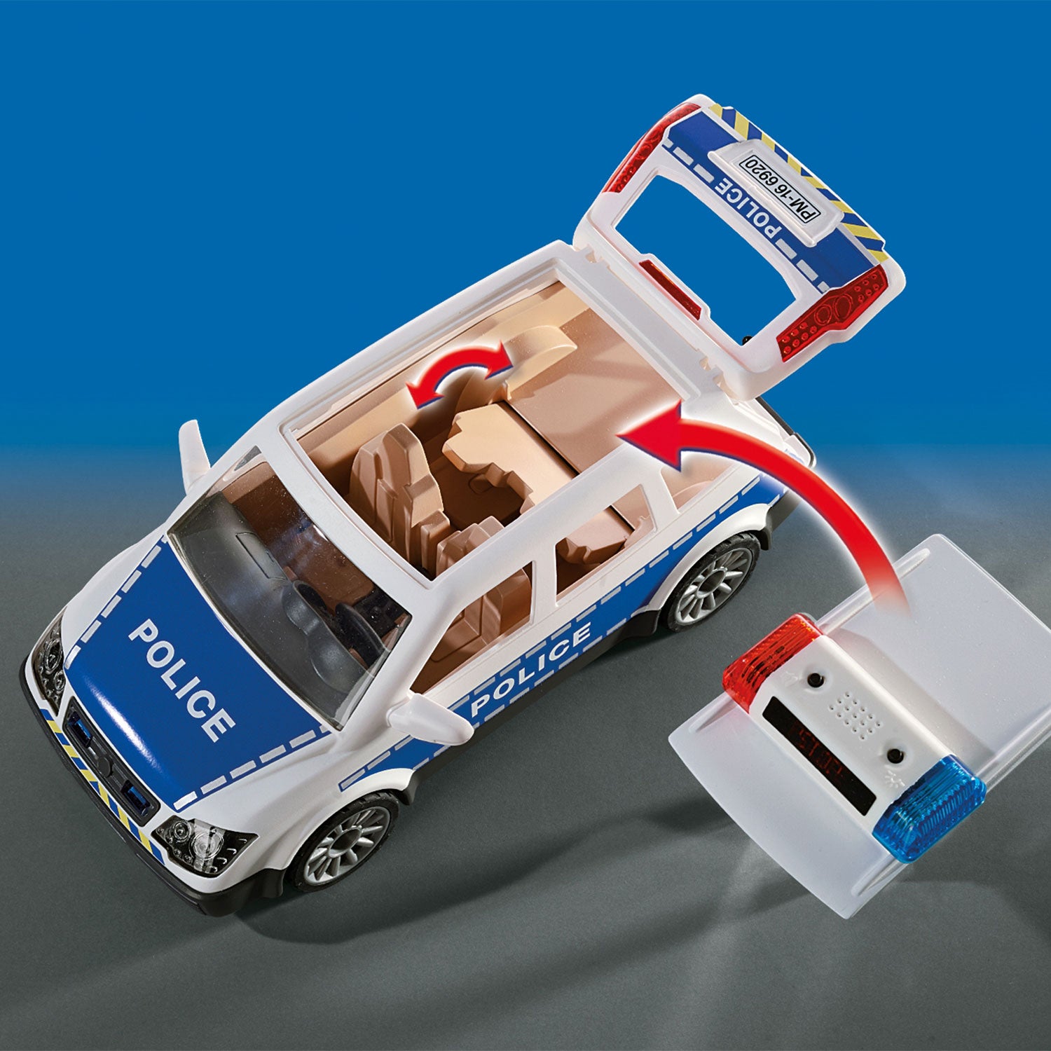Playmobil City Action Police Patrouille mit Licht und Sound 6920