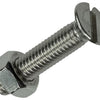 Mack 1019815 – Metallschraube verzinkt. Kopf + Mutter Edelstahl 4 Stk. M6x30 | 10 Stück