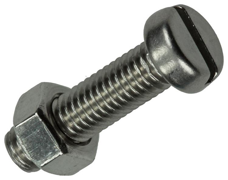 Mack 1019825 - Metallschraubzyl. Kopf + Mutter Edelstahl 7 Stk. M5x20 | 10 Stück