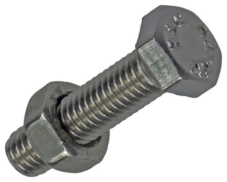 Mack 1019838 - Hahnschraube + Mutter Edelstahl 6 Stück M5x20 | 10 Stück