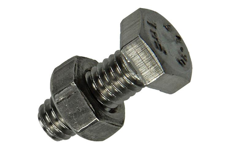 Mack 1019841 - Hahnschraube + Mutter Edelstahl 5 Stück M6x16 | 10 Stück