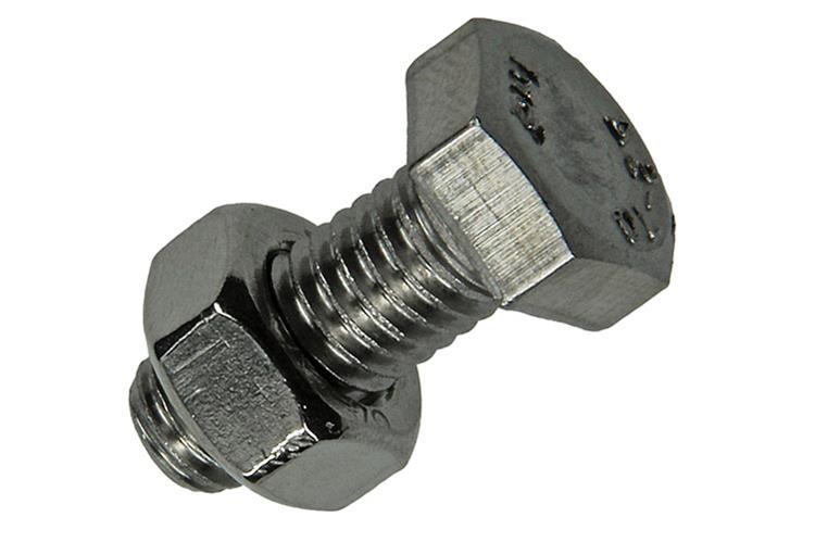 Mack 1019845 - Hahnschraube + Mutter Edelstahl 2 Stück M8x20 | 10 Stück