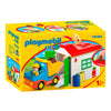 Playmobil 1.2.3. Werkman mit Sorting Garage 70184
