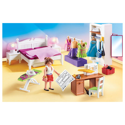Playmobil Dollhouse Schlafzimmer mit Modedesign Hoek 70208