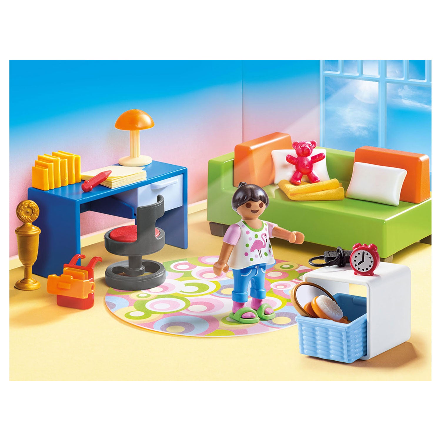 Playmobil -Puppenhaus Kinderzimmer mit Sofa Bett 70209