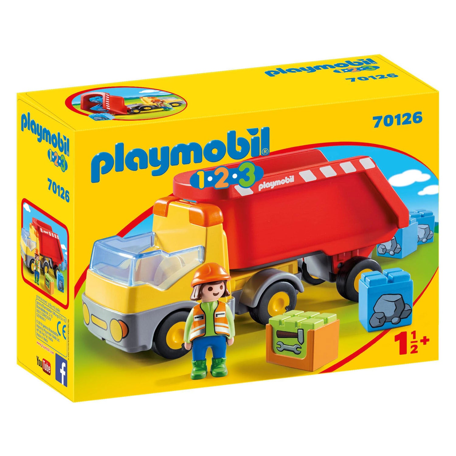 Playmobil 1.2.3. KiepWagen 70126