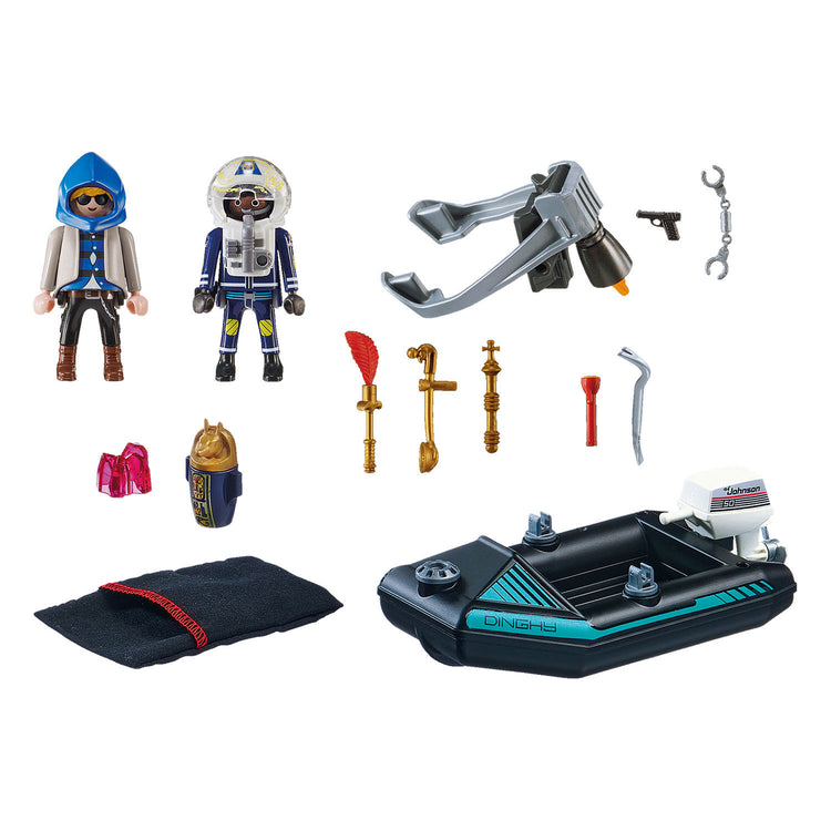 Playmobil City Action Police Jetpack Verhaftung des Art Thief 70782