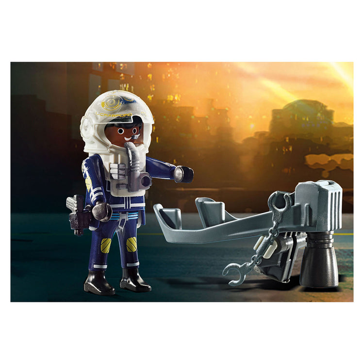 Playmobil City Action Police Jetpack Verhaftung des Art Thief 70782