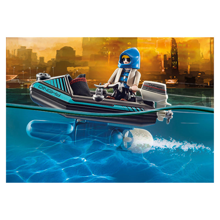 Playmobil City Action Police Jetpack Verhaftung des Art Thief 70782