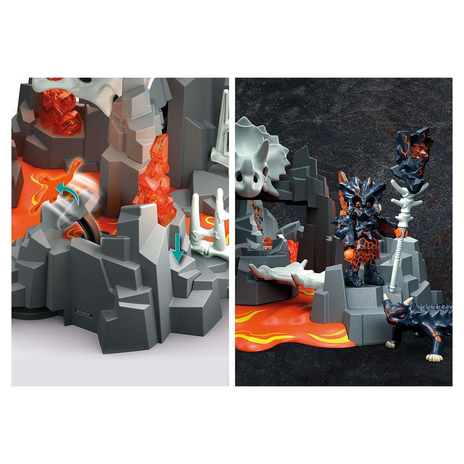 Playmobil -Aufstiegsgarde des Lavabron 70926