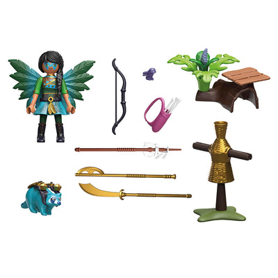 Playmobil Ayuma Starterset Ritterfee mit Waschbär 70905