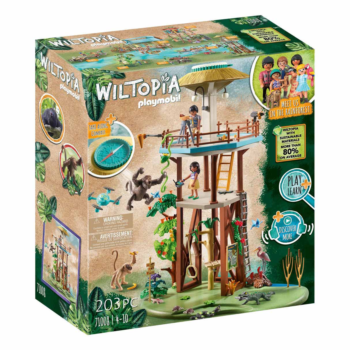 Playmobil Wiltopia Research Station mit Compass 71008
