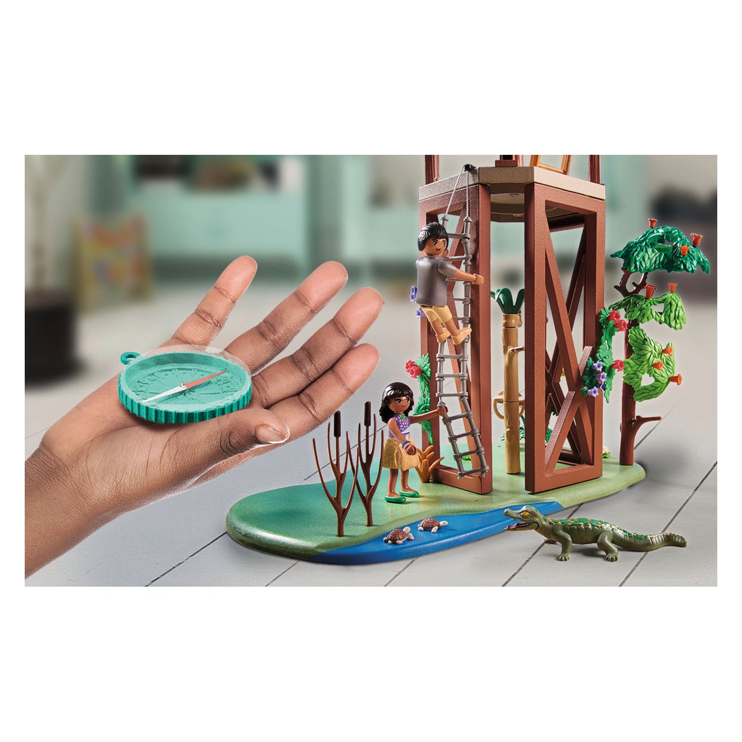 Playmobil Wiltopia Research Station mit Compass 71008