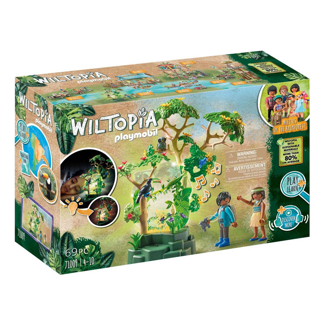 Playmobil Wiltopia Nachtlicht Regenwald 71009