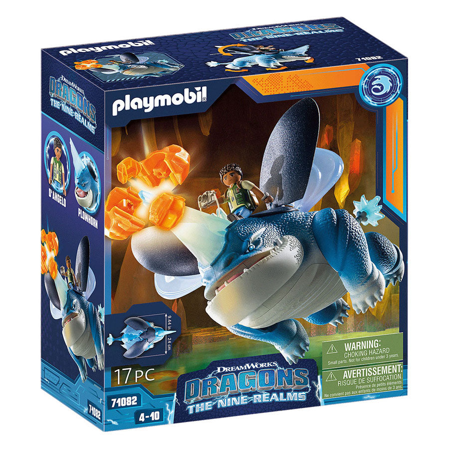 Playmobil -Drachen: The Nine Realms Plowhorn d'Angelo 71082