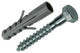 Mack 1017899 - Dübel + Holzgewindebolzen Polyeth 2 Stück 12 mm 10x70 mm | 5 Stück