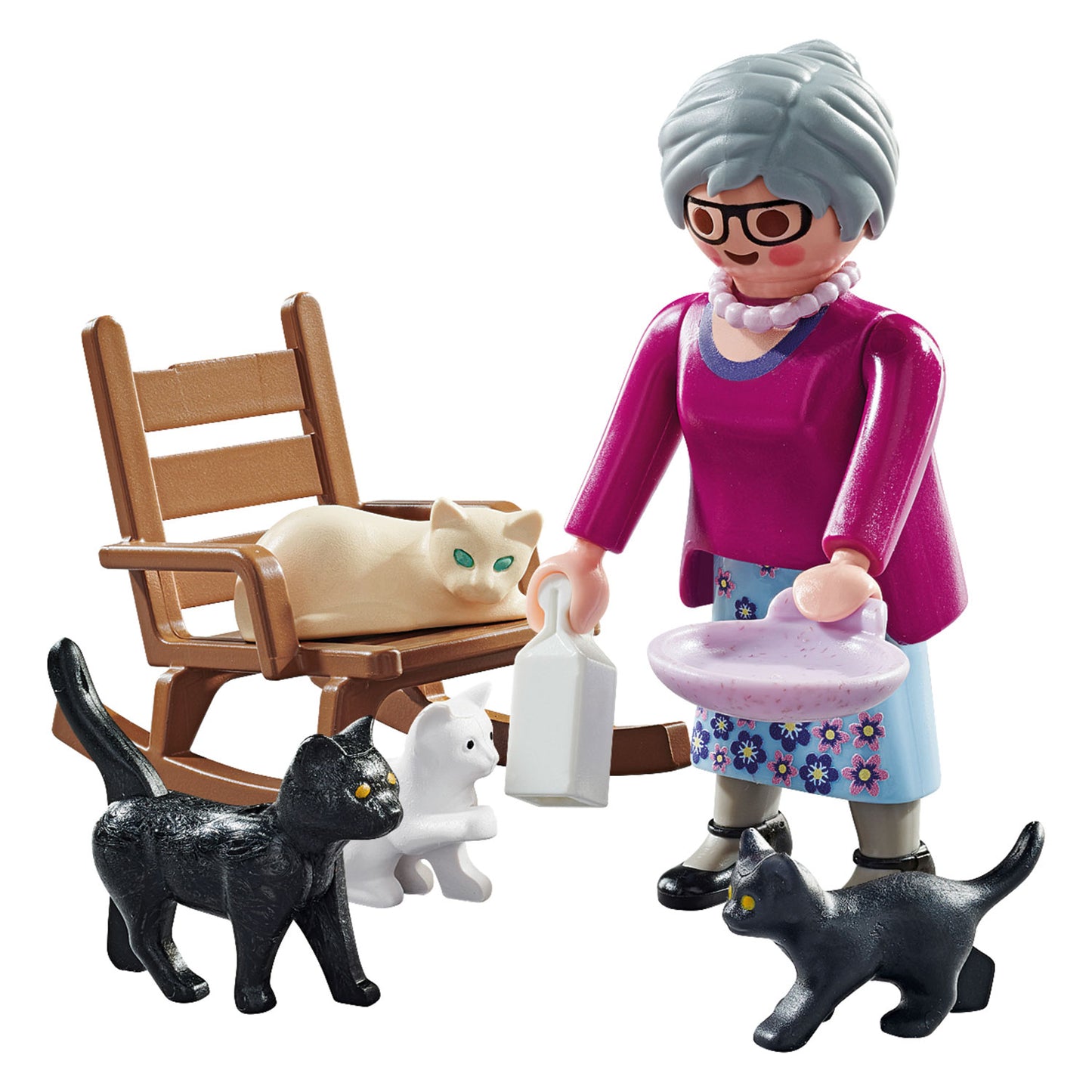 Playmobil -Specials Oma mit Katzen 71172