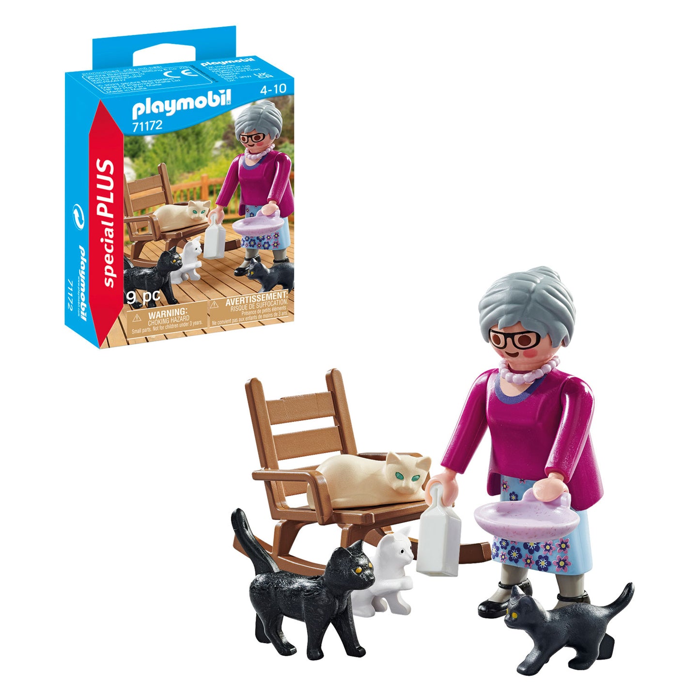 Playmobil -Specials Oma mit Katzen 71172