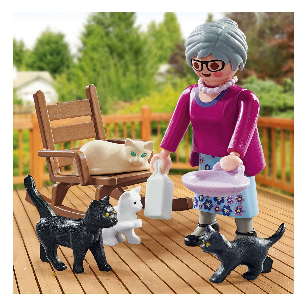 Playmobil -Specials Oma mit Katzen 71172