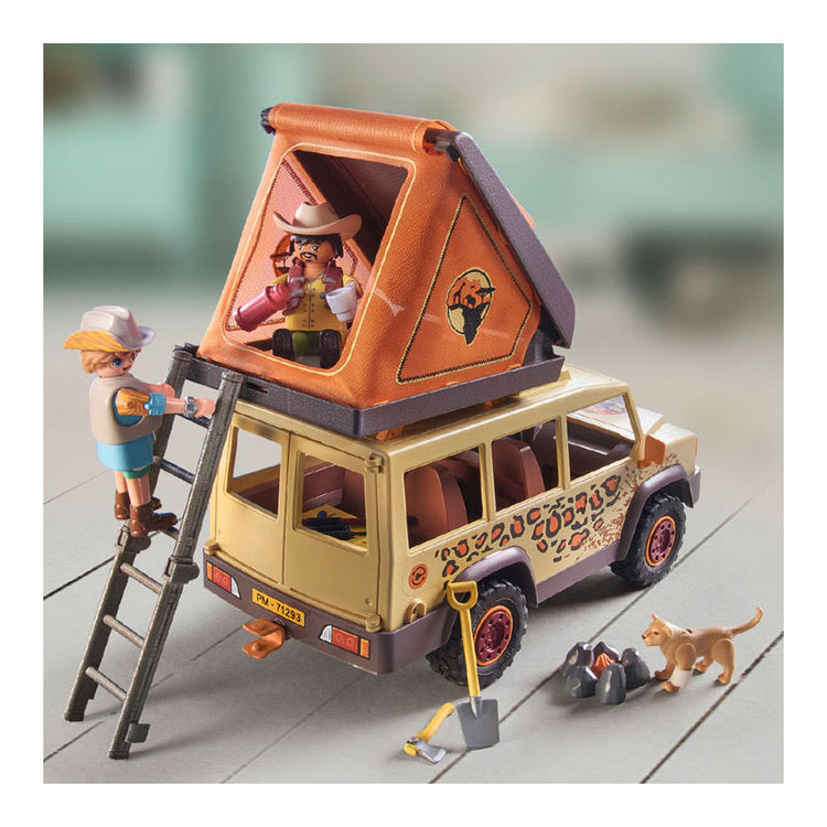 Playmobil Wiltopia mit dem SUV im Leeuwen 7129