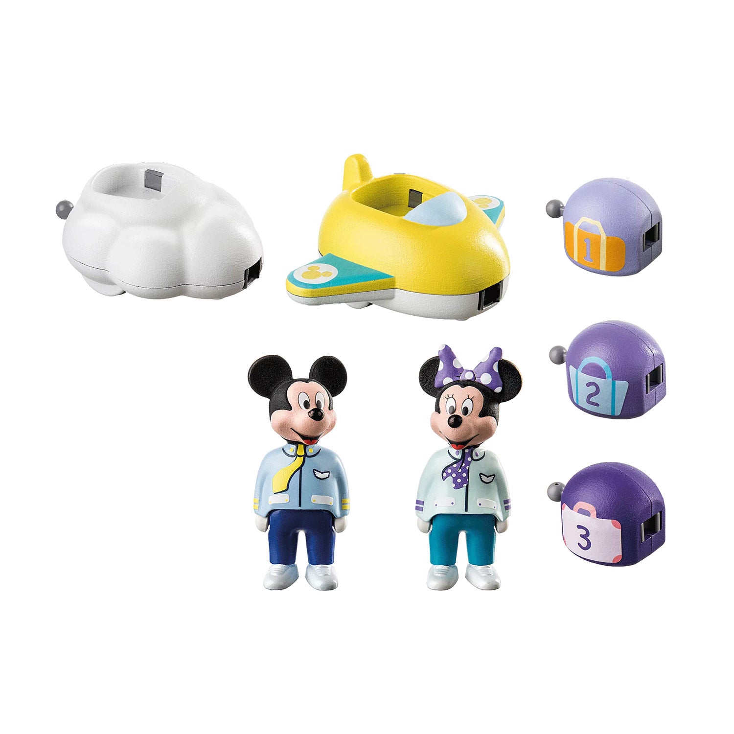 Playmobil 1.2.3. Mickey Mouse Wolktrein 71320