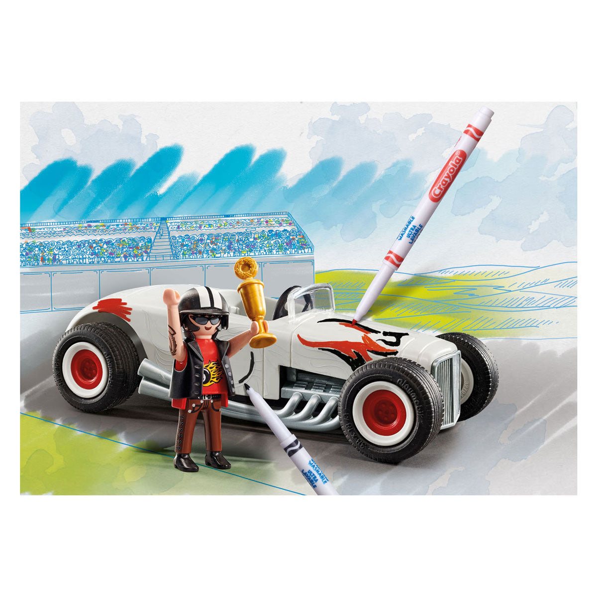 Playmobil Color Race Car 71376
