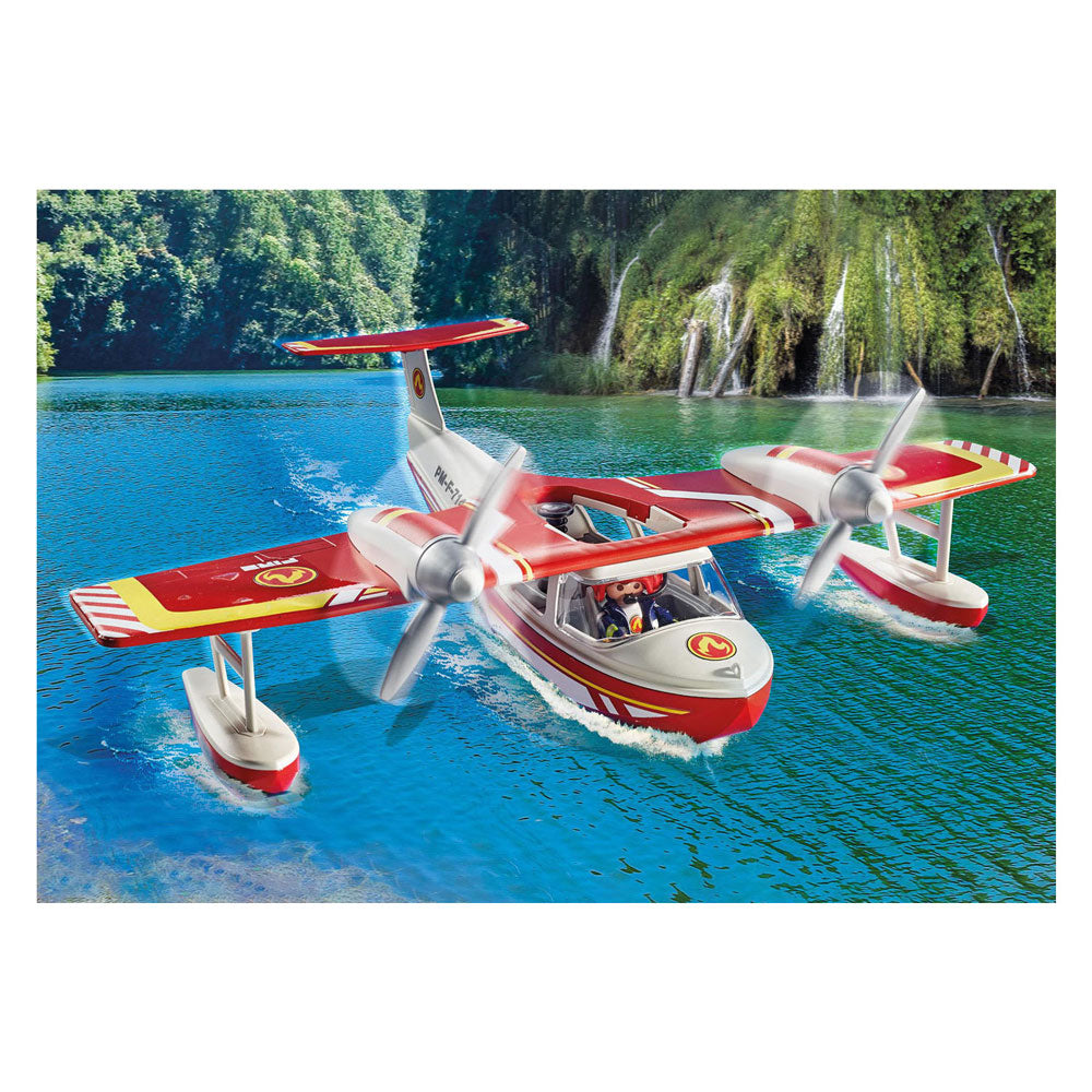 Playmobil Action Heroes Kaminflugzeug mit Löschfunktion 71463