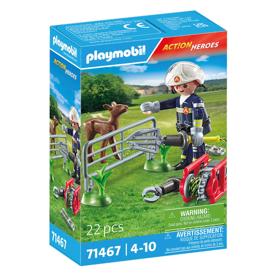 Playmobil Action Heroes Tierschutz Feuerbrigade 71467