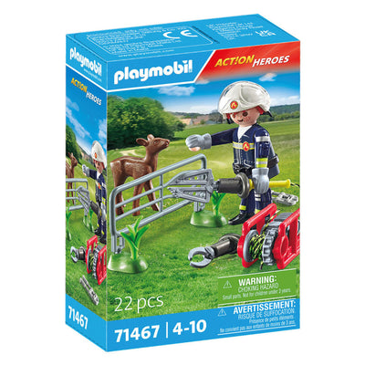 Playmobil Action Heroes Tierschutz Feuerbrigade 71467