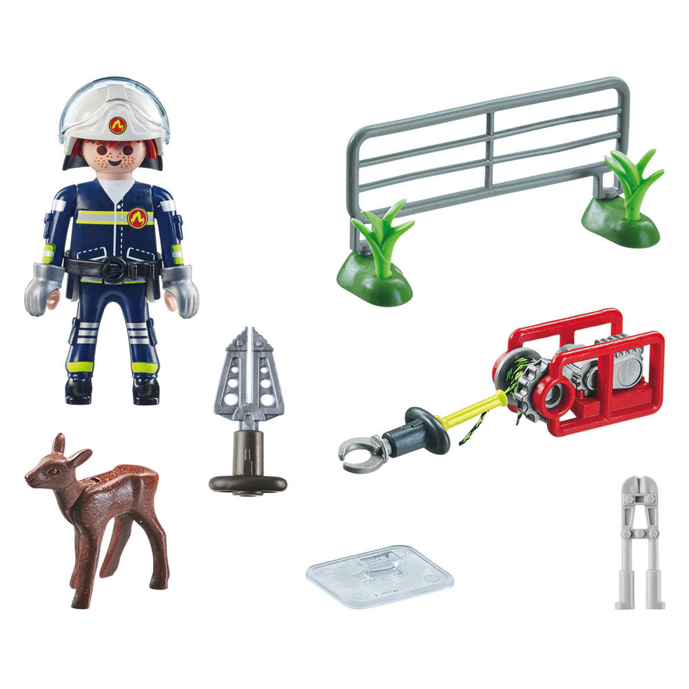 Playmobil Action Heroes Tierschutz Feuerbrigade 71467