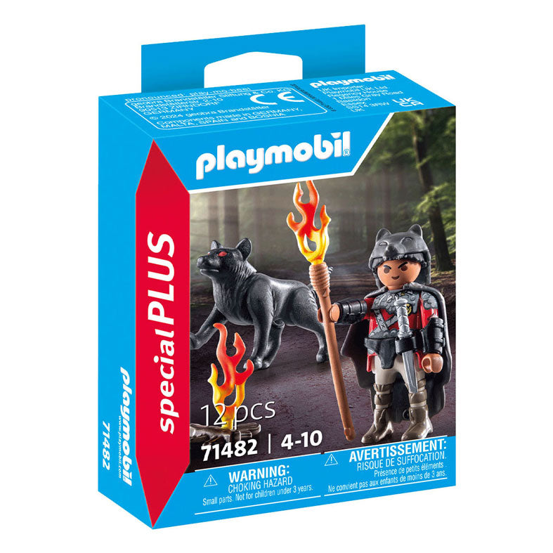 Playmobil -Specials Krijger mit Wolf 71482