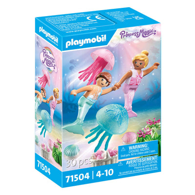 Playmobil Prinzessin Meerjungfrau Kinder mit Qualle 71504