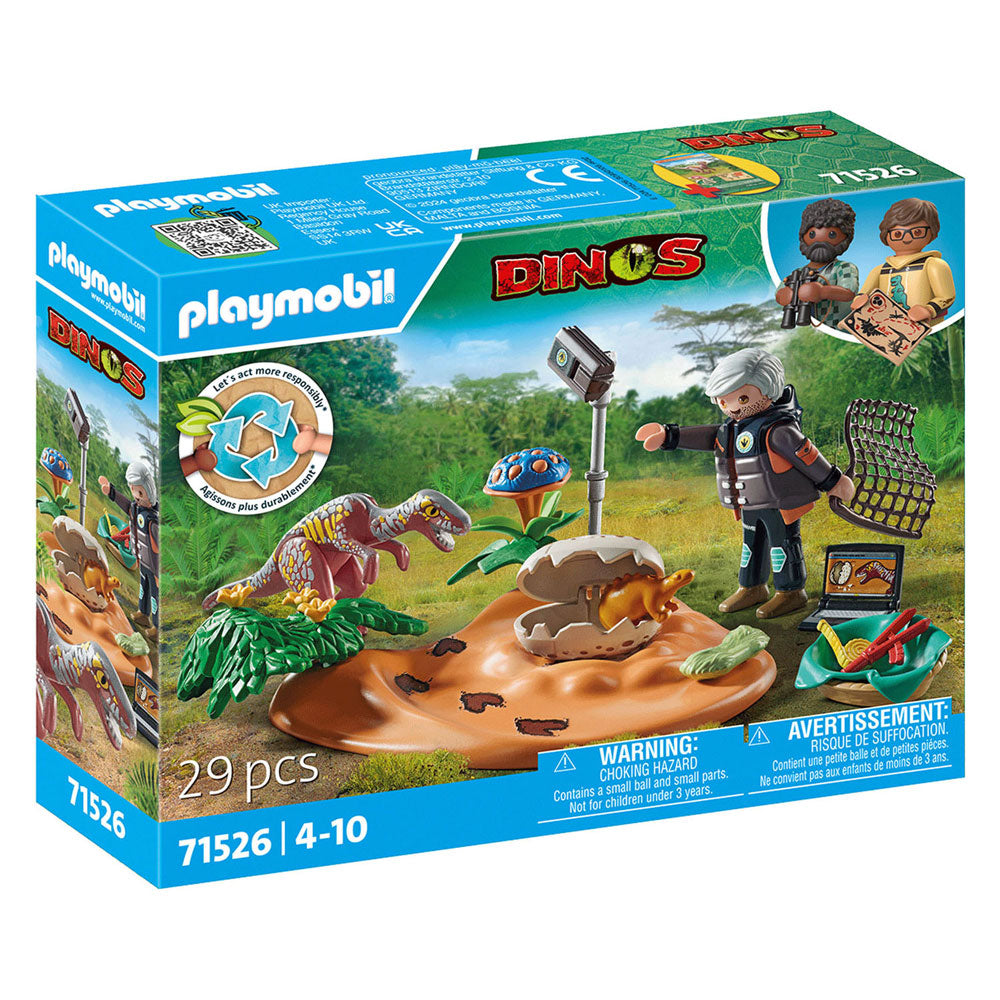 Playmobil Dinos Stegosaurus Nest mit Eierdieb 71526