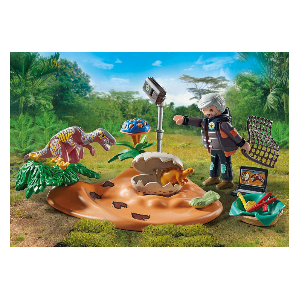 Playmobil Dinos Stegosaurus Nest mit Eierdieb 71526