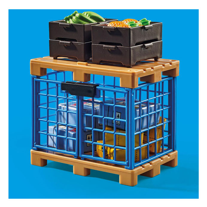 Playmobil My Life Promo Forklift mit Ladung 71528