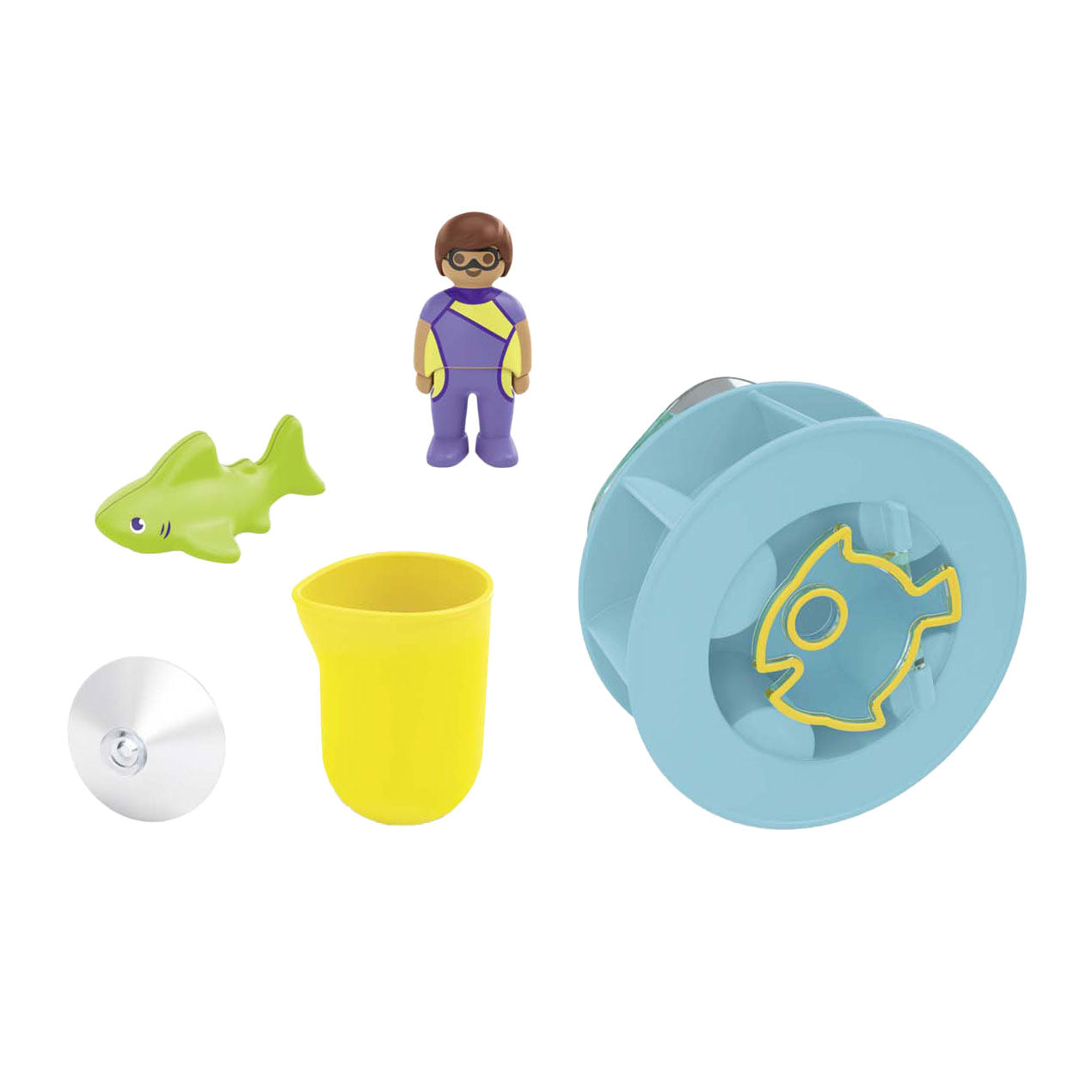 Playmobil -Junior -Wasser breiter Rad mit Babyhai 71688