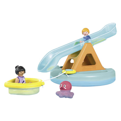 Playmobil Junior Swim Island mit Wasserrutsche 71687
