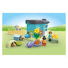 Playmobil 1.2.3. Tierrente mit Fütterungsmaschine 71690