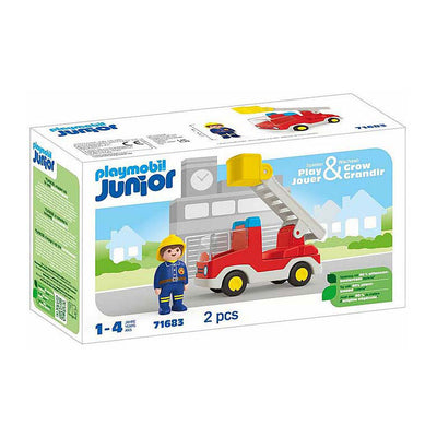 Playmobil -Junior -Feuerwehrauto mit Leiter 71683