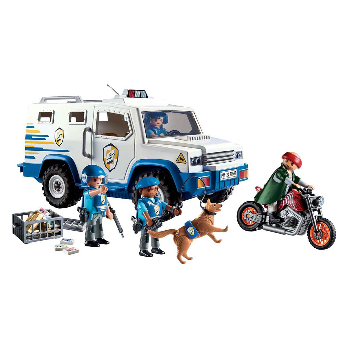Playmobil Police Money Transport 71597
