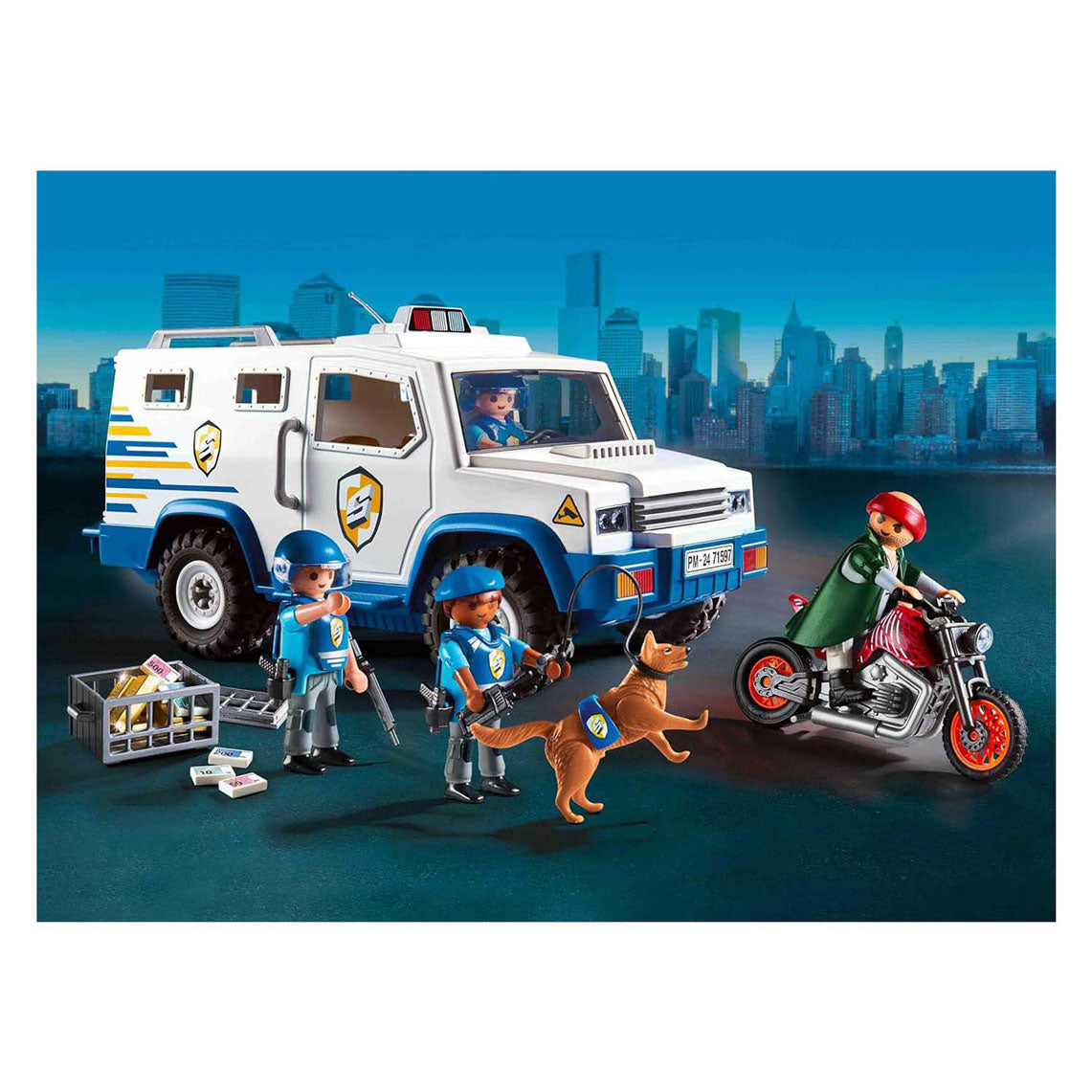Playmobil Police Money Transport 71597