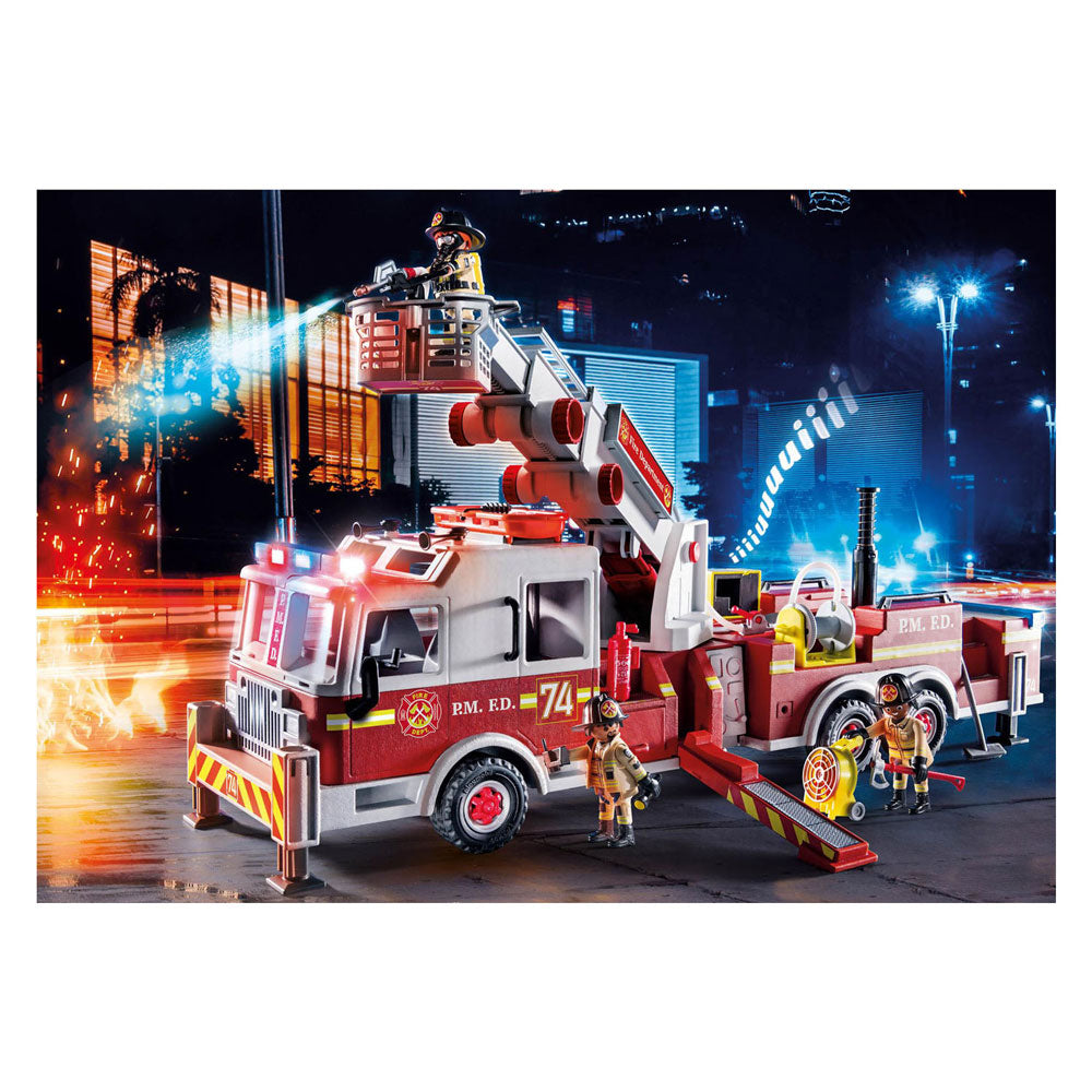 Playmobil Action Heroes Feuerwehrwagen: US Tower Ladder 70935