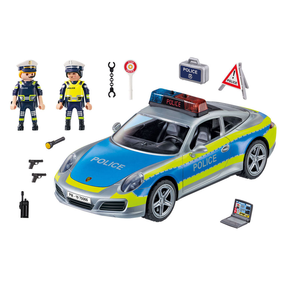 Playmobil Porsche 911 4S Police White 70066