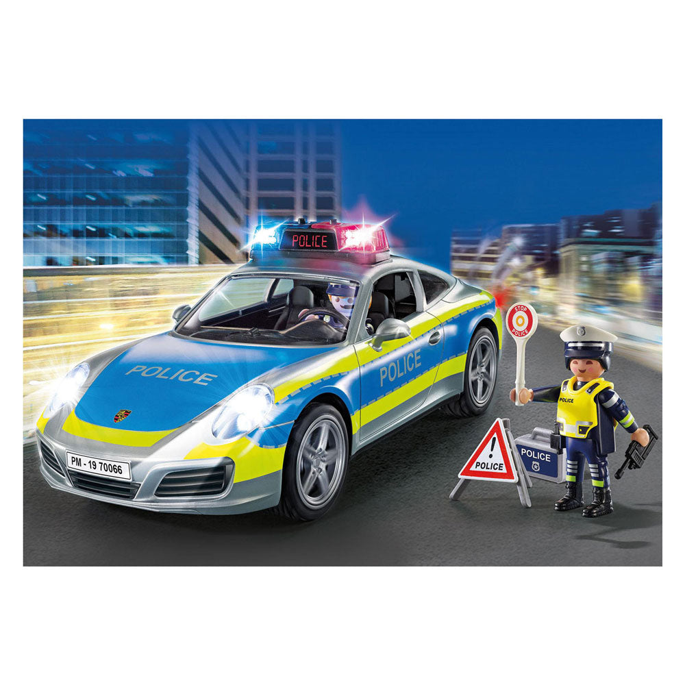 Playmobil Porsche 911 4S Police White 70066