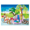 Playmobil Prince und Prinzessin mit Wagen und Wasserfall 5021