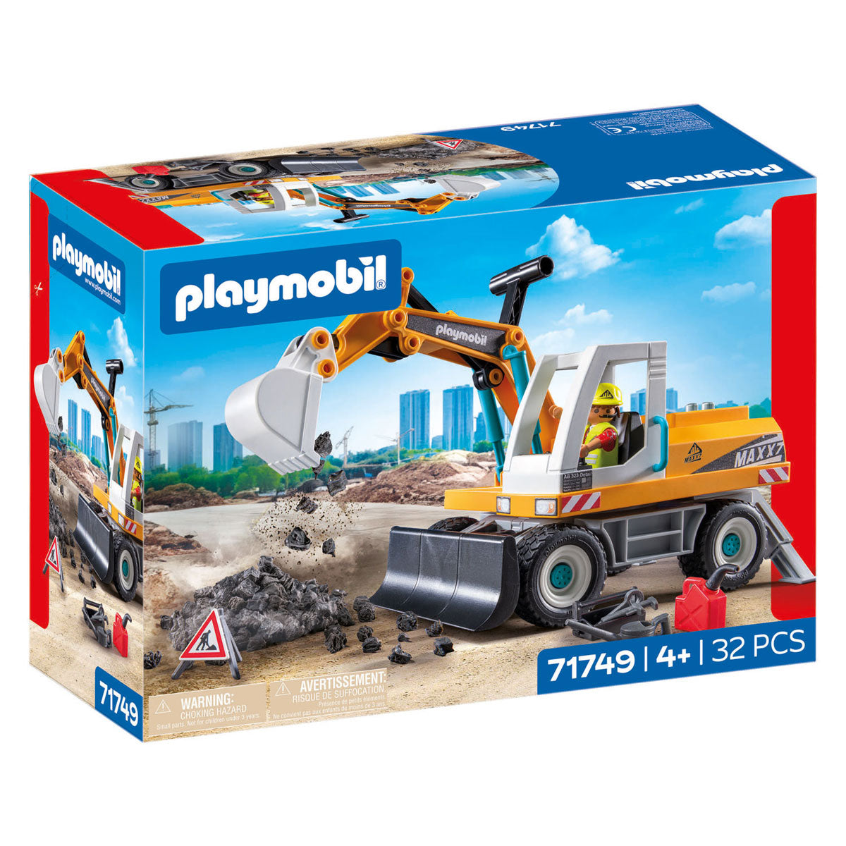 Playmobil 71749 großer Bagger
